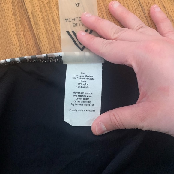 BLUE ATHLETICA Swim Bikini Bottoms Size XL Cheetah Print Brown Black White - Picture 8 of 8